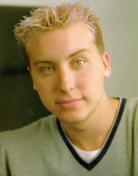 Lance Bass, Green eyed, Blonde haired cutie!